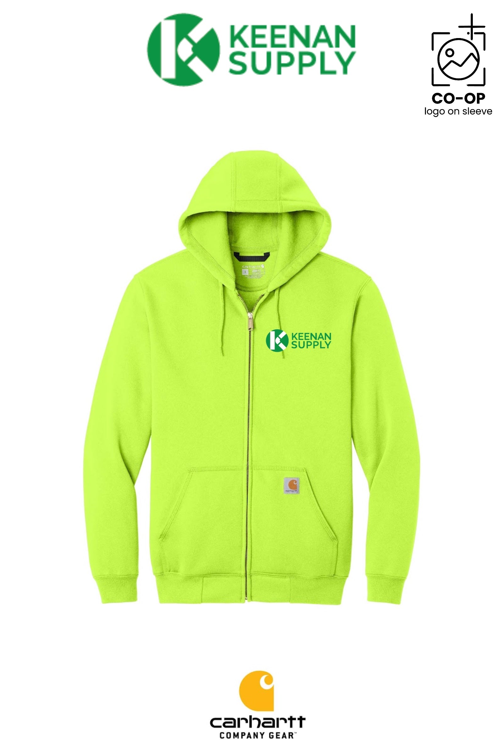 Carhartt® Midweight Hooded Zip-Front Sweatshirt - KEENAN SUPPLY