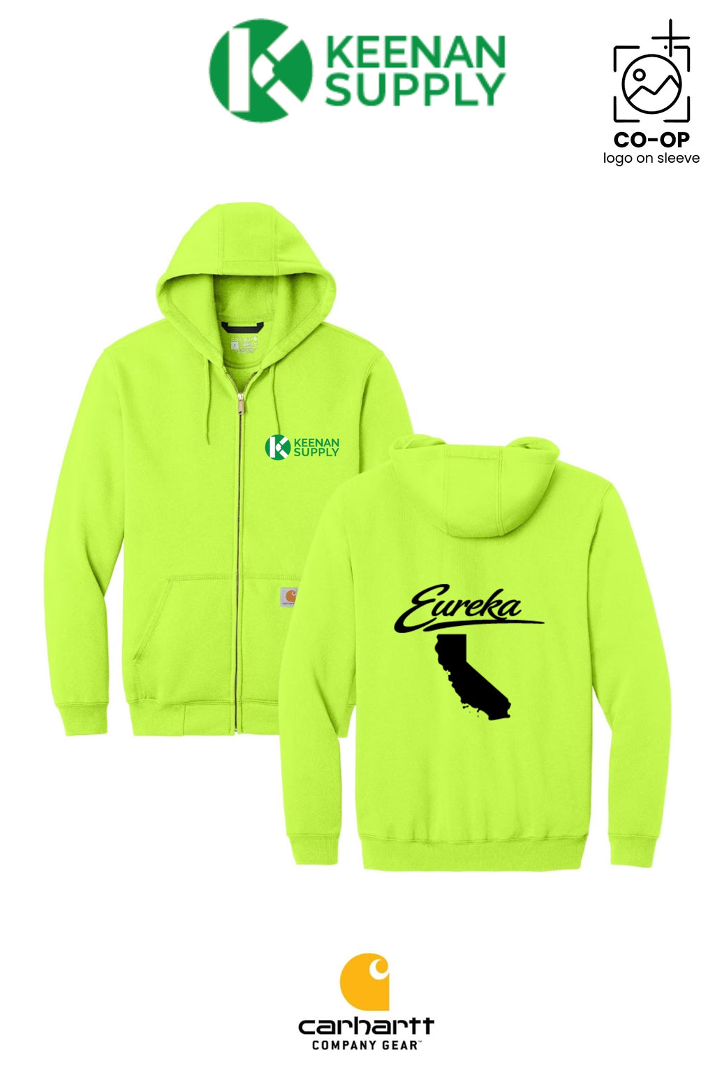 Carhartt® Midweight Hooded Zip-Front Sweatshirt - KEENAN SUPPLY - EUREKA