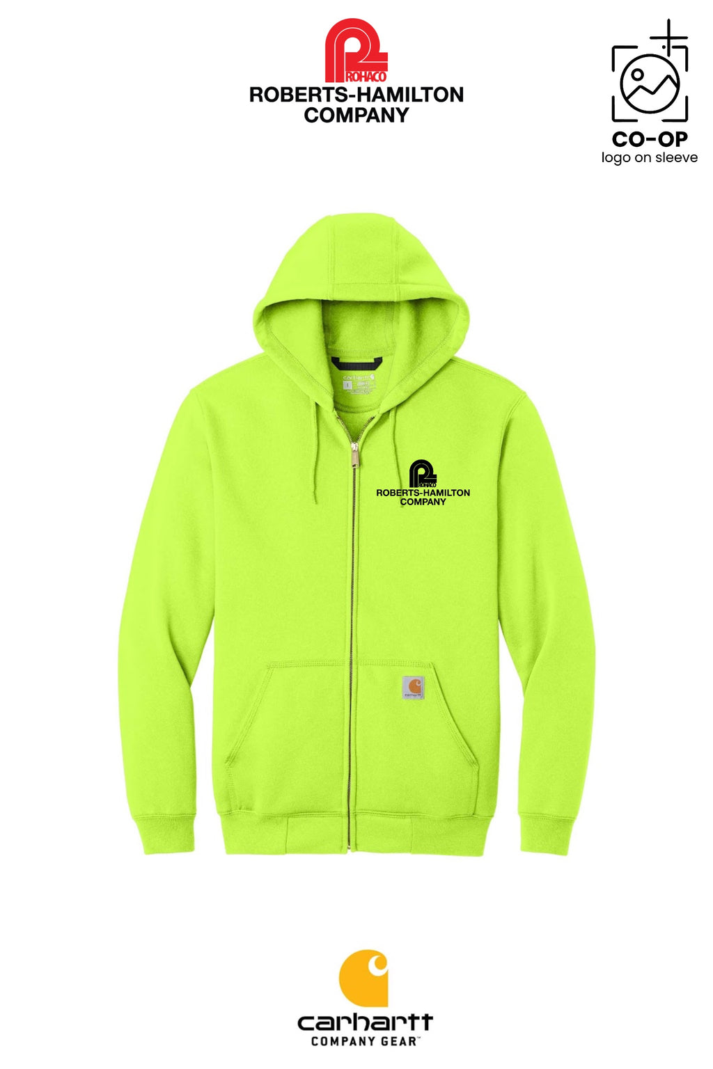 Carhartt® Midweight Hooded Zip-Front Sweatshirt - ROBERTS-HAMILTON