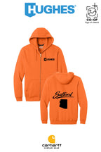 Carhartt® Midweight Hooded Zip-Front Sweatshirt - HUGHES SUPPLY - SAFFORD