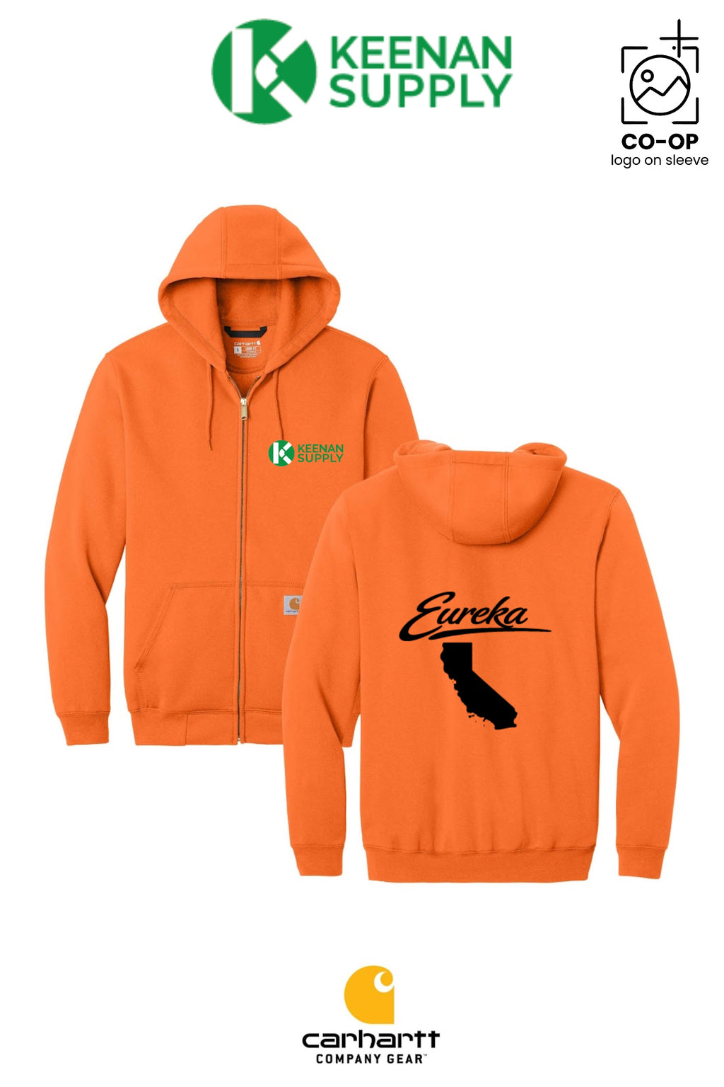 Carhartt® Midweight Hooded Zip-Front Sweatshirt - KEENAN SUPPLY - EUREKA