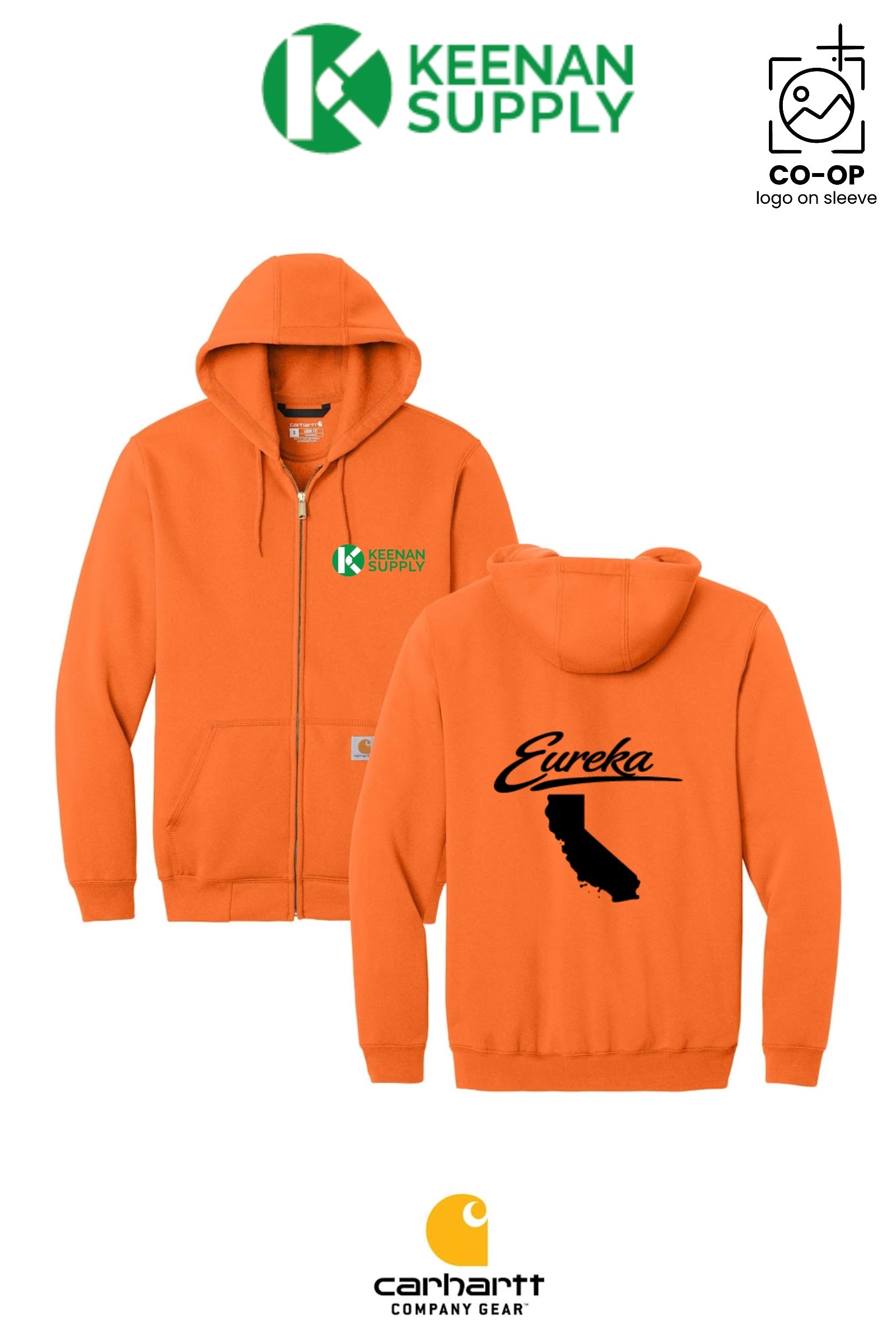Carhartt® Midweight Hooded Zip-Front Sweatshirt - KEENAN SUPPLY - EUREKA