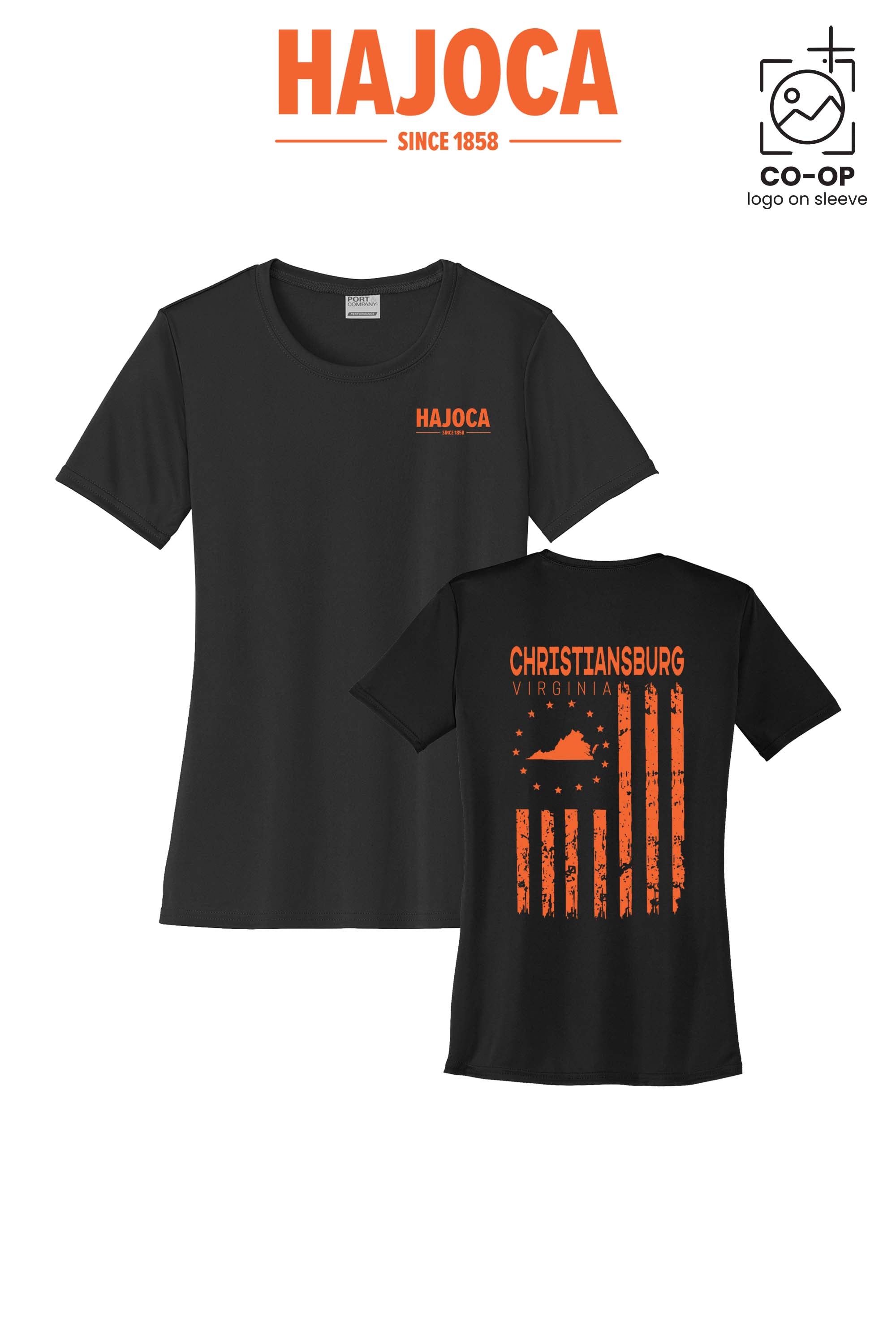 Port & Co™ Womens PerformanceUPF50 Tee - HAJOCA - CHRISTIANSBURG