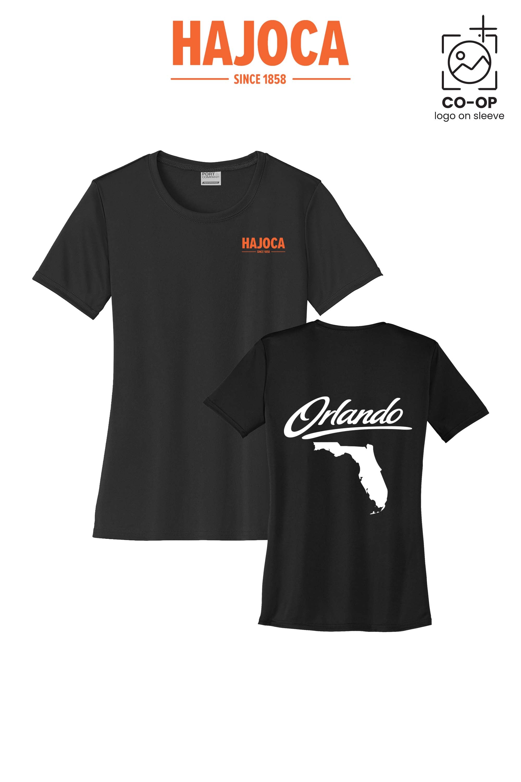 Port & Co™ Womens PerformanceUPF50 Tee - HAJOCA - ORLANDO