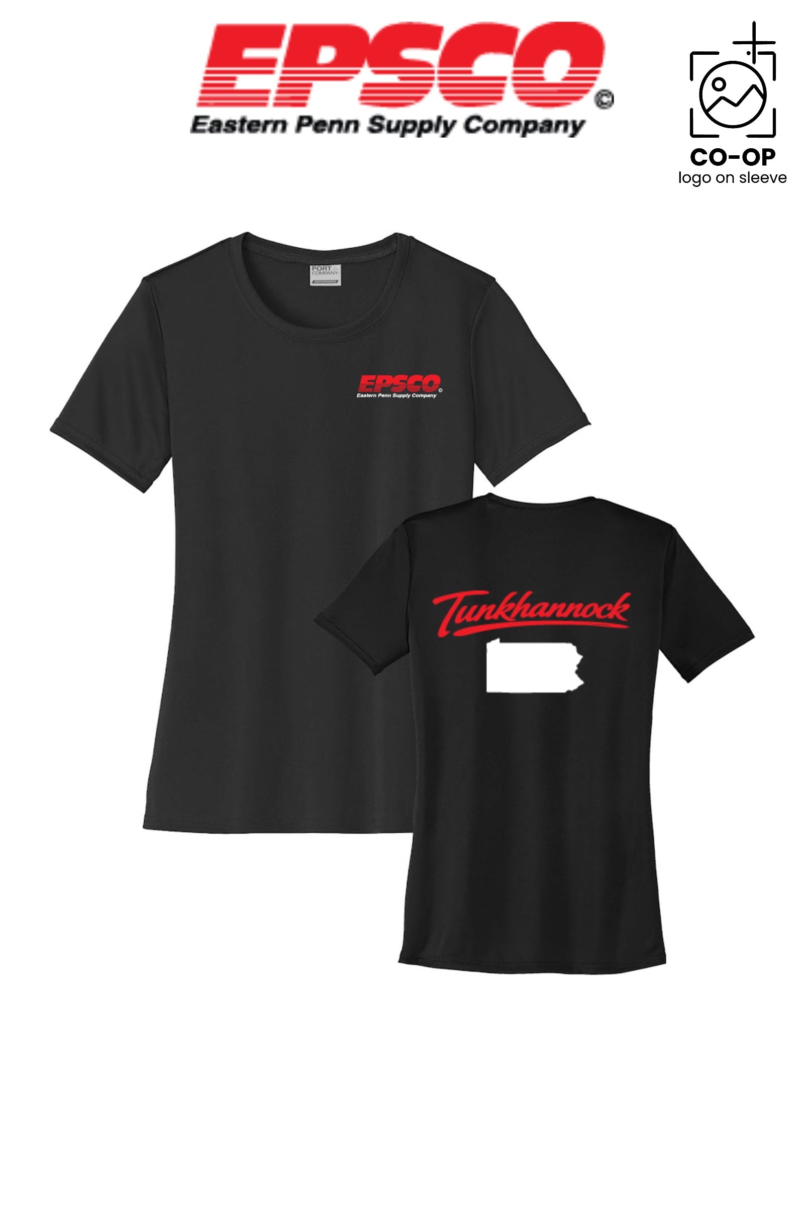 Port & Co™ Womens PerformanceUPF50 Tee - EPSCO - TUNKHANNOCK