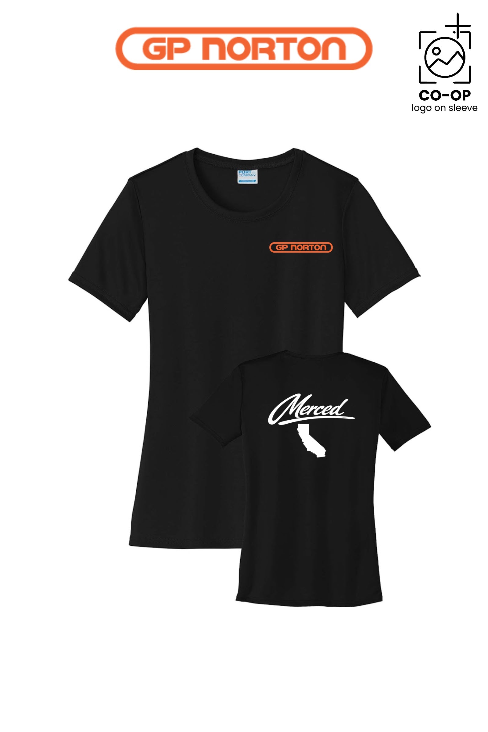 Port & Co™ Womens PerformanceUPF50 Tee - G P NORTON - MERCED
