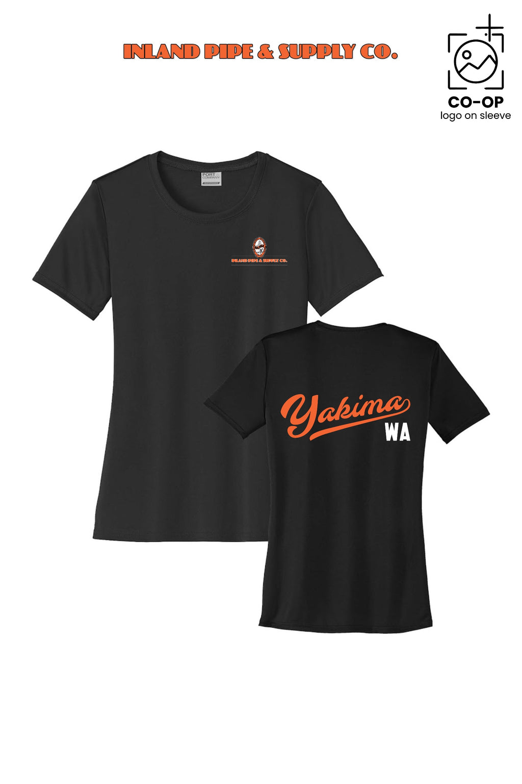 Port & Co™ Womens PerformanceUPF50 Tee - INLAND PIPE AND SUPPLY - YAKIMA