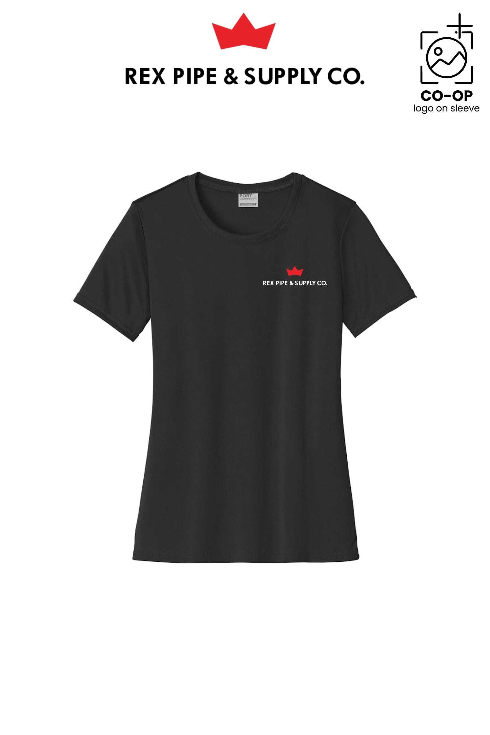 Port & Co™ Womens PerformanceUPF50 Tee - REX PIPE AND SUPPLY