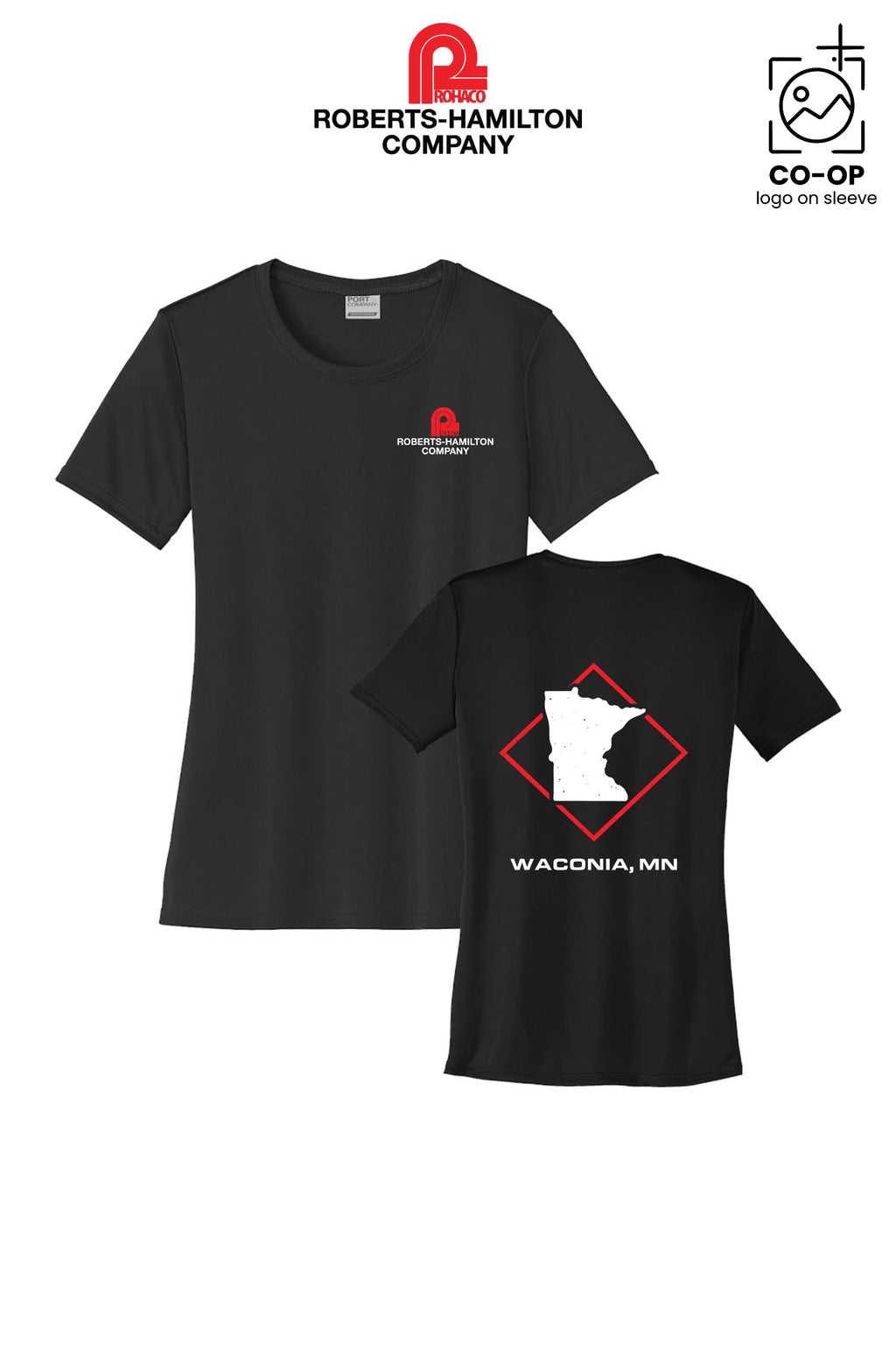 Port & Co™ Womens PerformanceUPF50 Tee - ROBERTS-HAMILTON - WACONIA