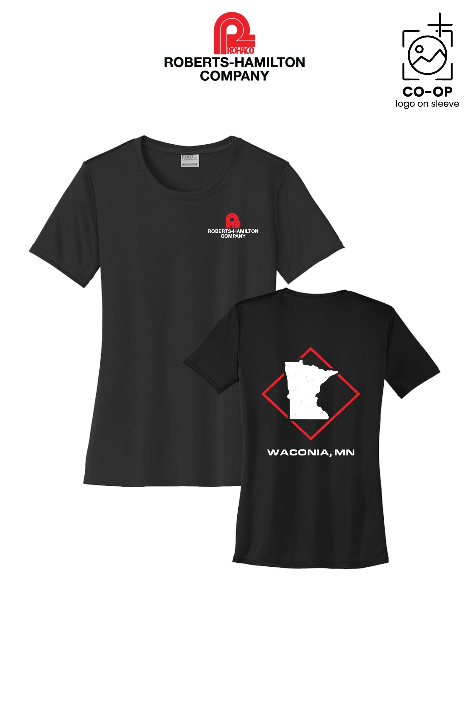 Port & Co™ Womens PerformanceUPF50 Tee - ROBERTS-HAMILTON - WACONIA