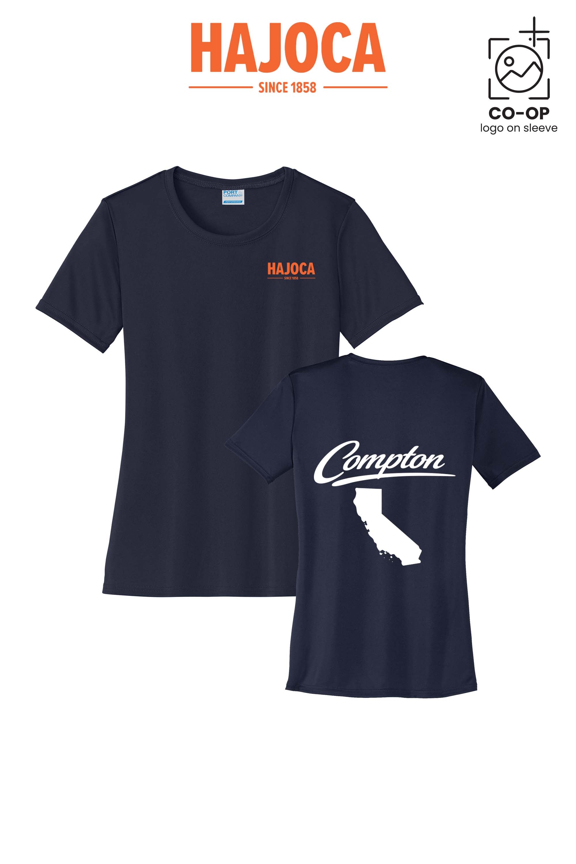 Port & Co™ Womens PerformanceUPF50 Tee - HAJOCA - COMPTON