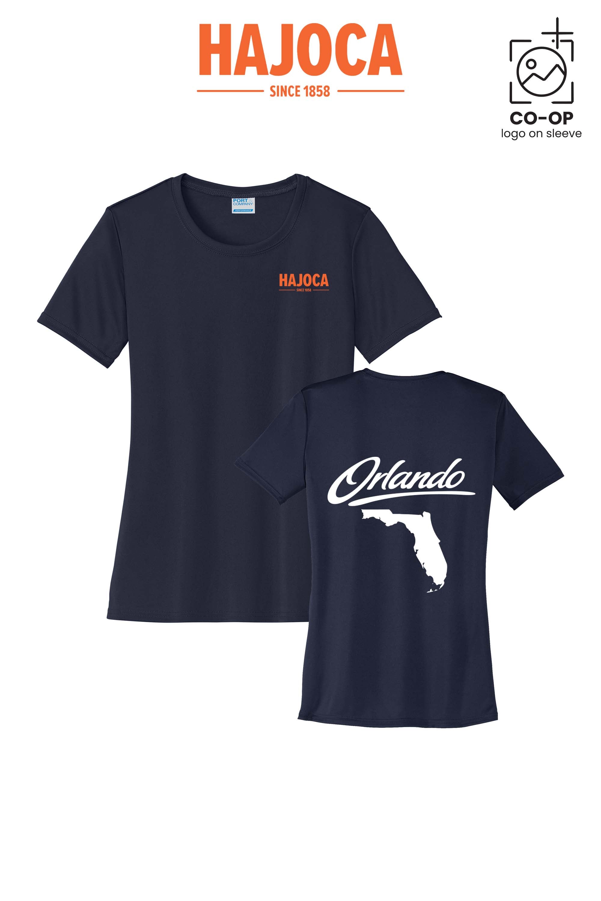 Port & Co™ Womens PerformanceUPF50 Tee - HAJOCA - ORLANDO