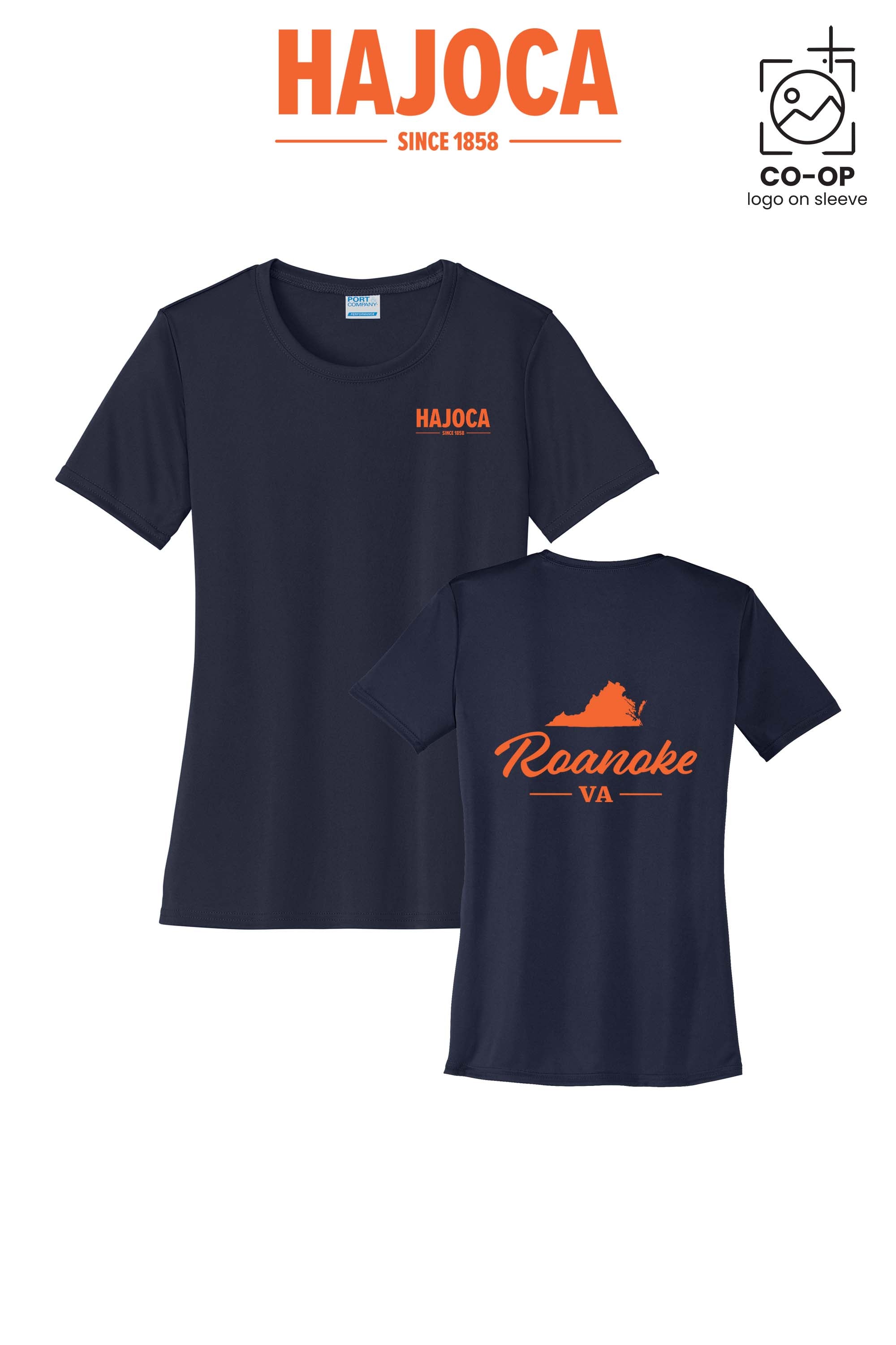 Port & Co™ Womens PerformanceUPF50 Tee - HAJOCA - ROANOKE