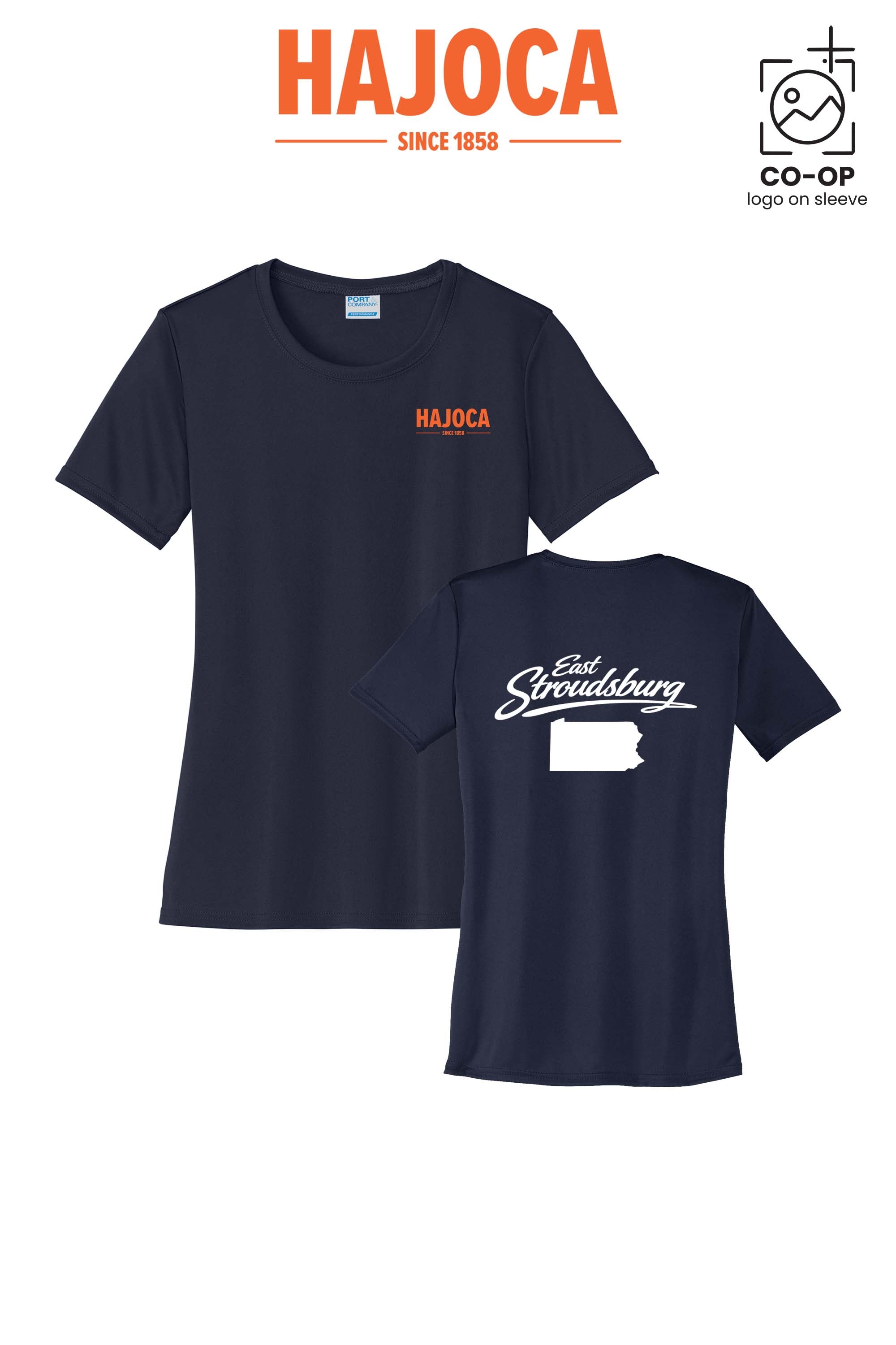 Port & Co™ Womens PerformanceUPF50 Tee - HAJOCA - STROUDSBURG