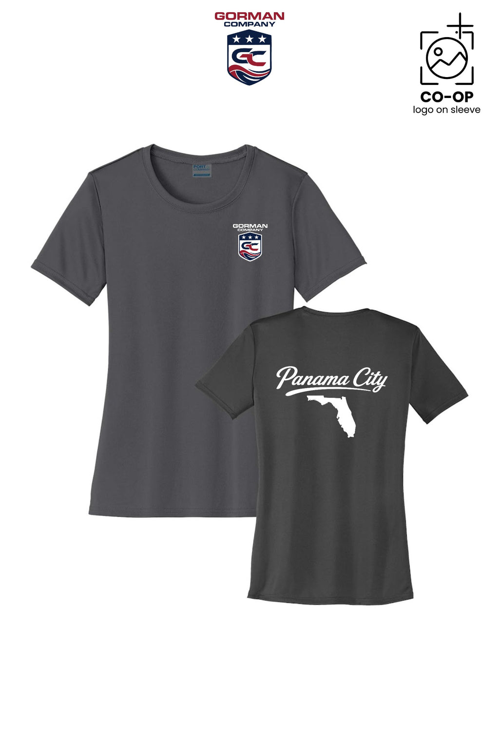 Port & Co™ Womens PerformanceUPF50 Tee - GORMAN CO - PANAMA CITY