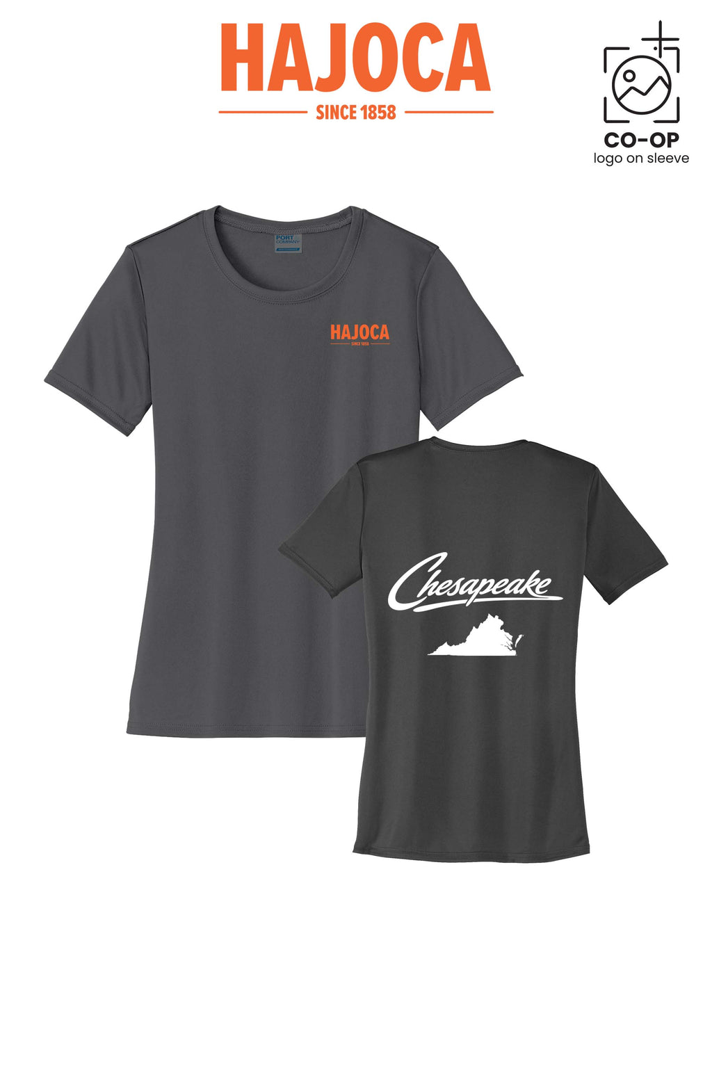 Port & Co™ Womens PerformanceUPF50 Tee - HAJOCA - CHESAPEAKE
