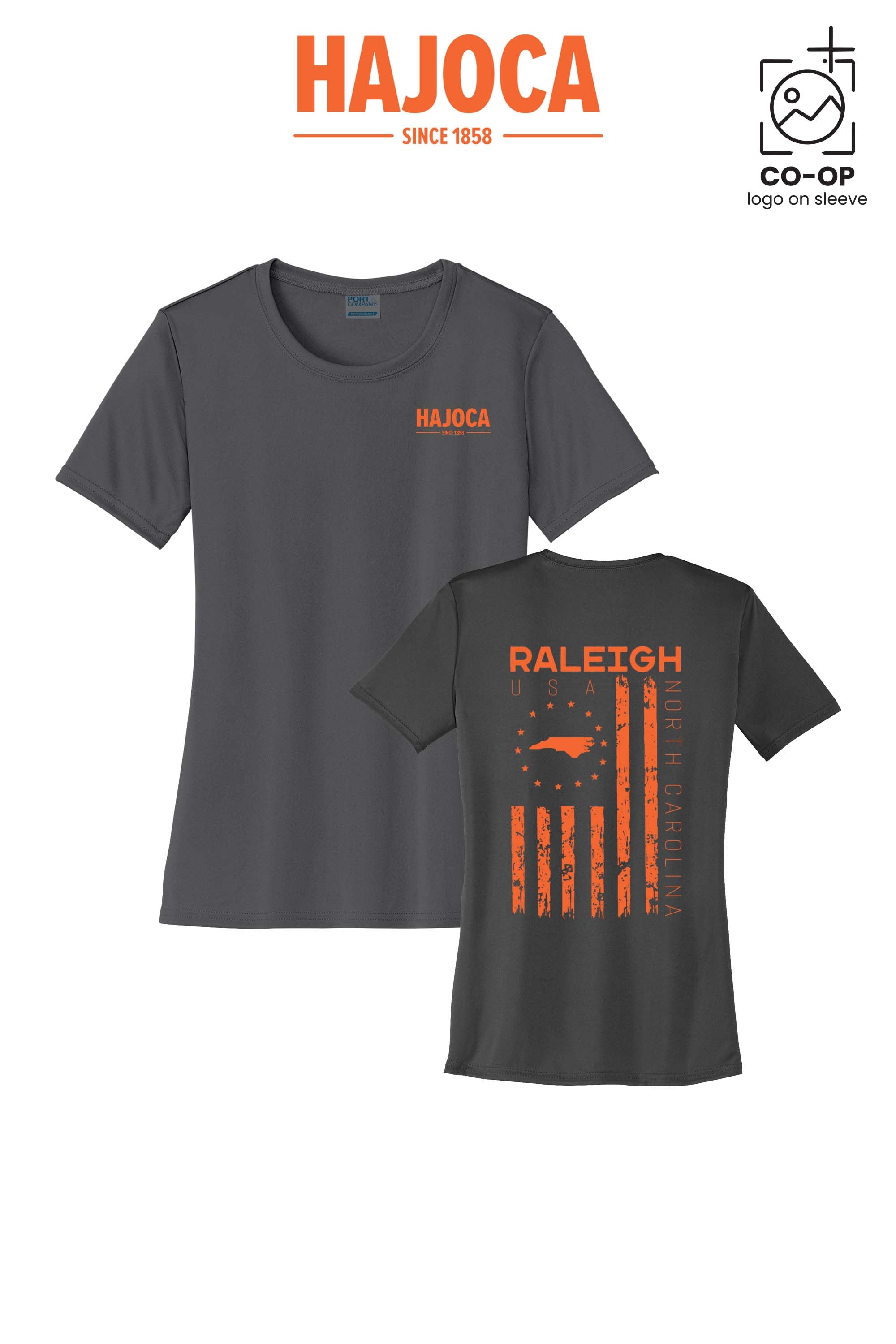 Port & Co™ Womens PerformanceUPF50 Tee - HAJOCA - RALEIGH