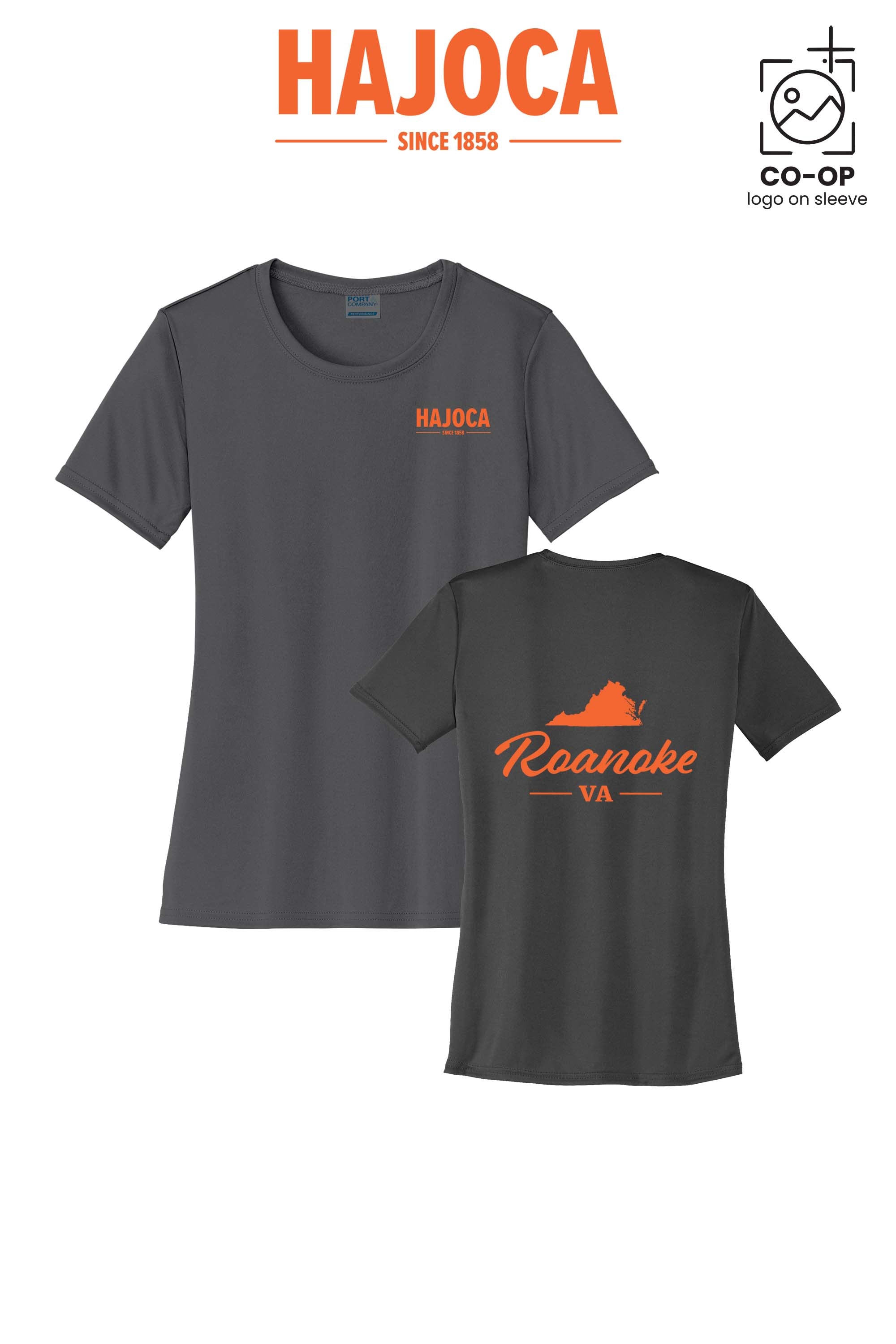 Port & Co™ Womens PerformanceUPF50 Tee - HAJOCA - ROANOKE