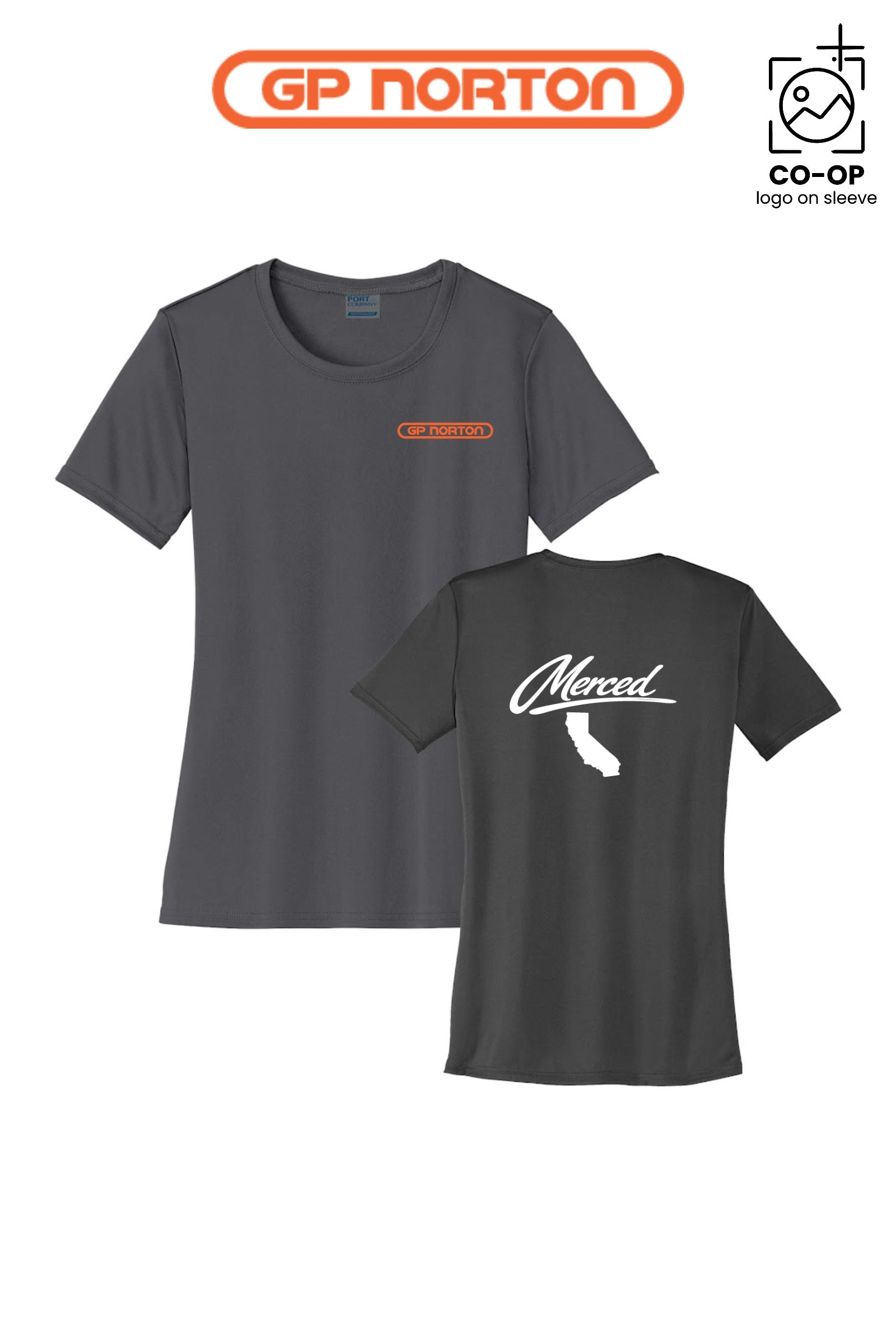 Port & Co™ Womens PerformanceUPF50 Tee - G P NORTON - MERCED