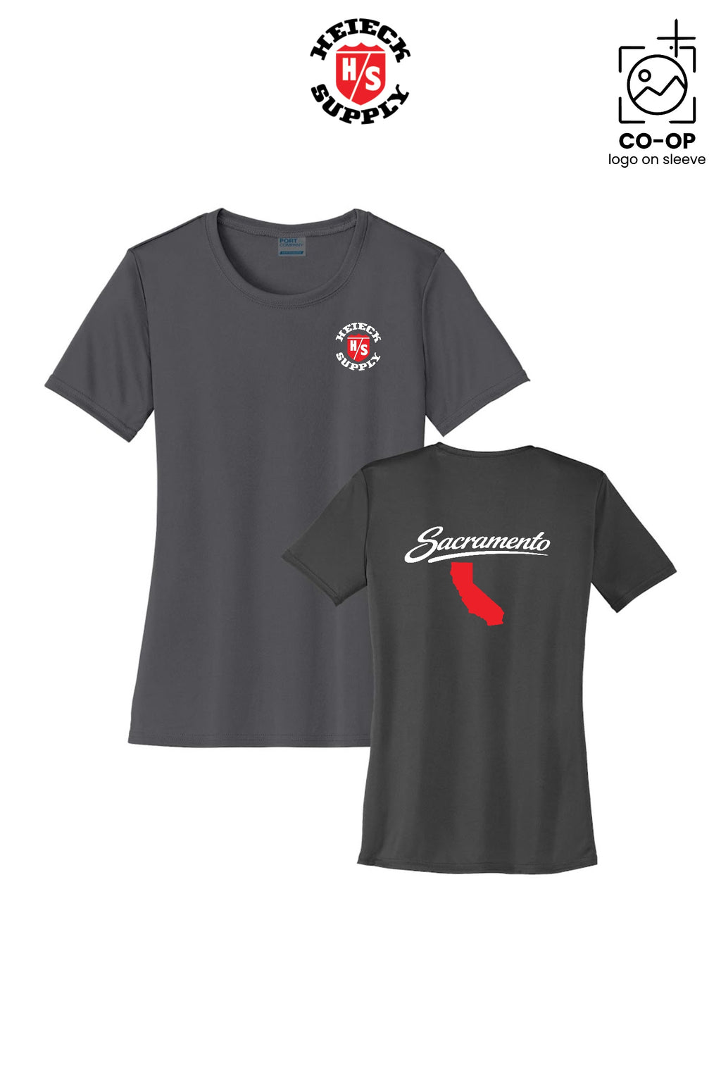 Port & Co™ Womens PerformanceUPF50 Tee - HEIECK SUPPLY - SACRAMENTO