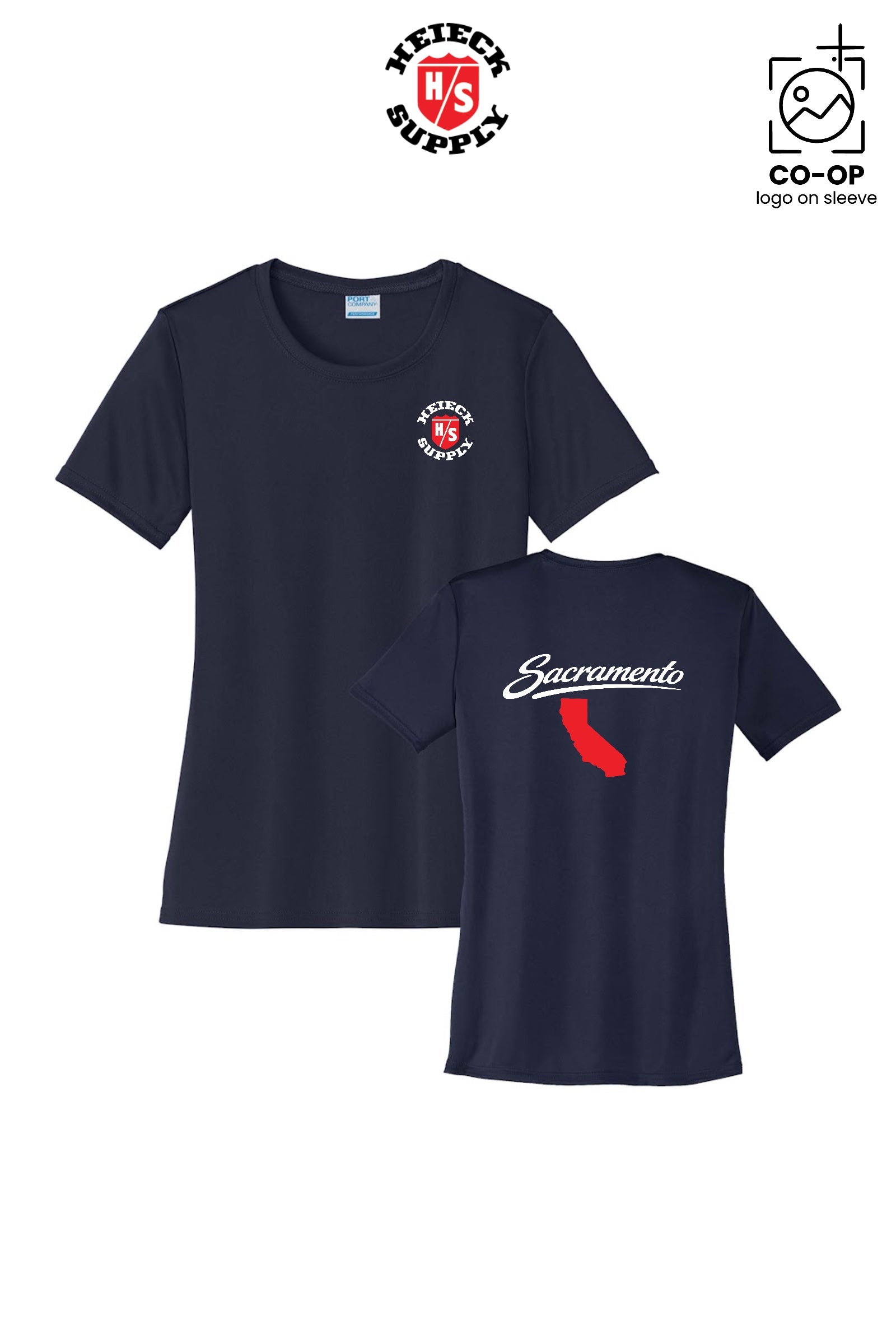 Port & Co™ Womens PerformanceUPF50 Tee - HEIECK SUPPLY - SACRAMENTO
