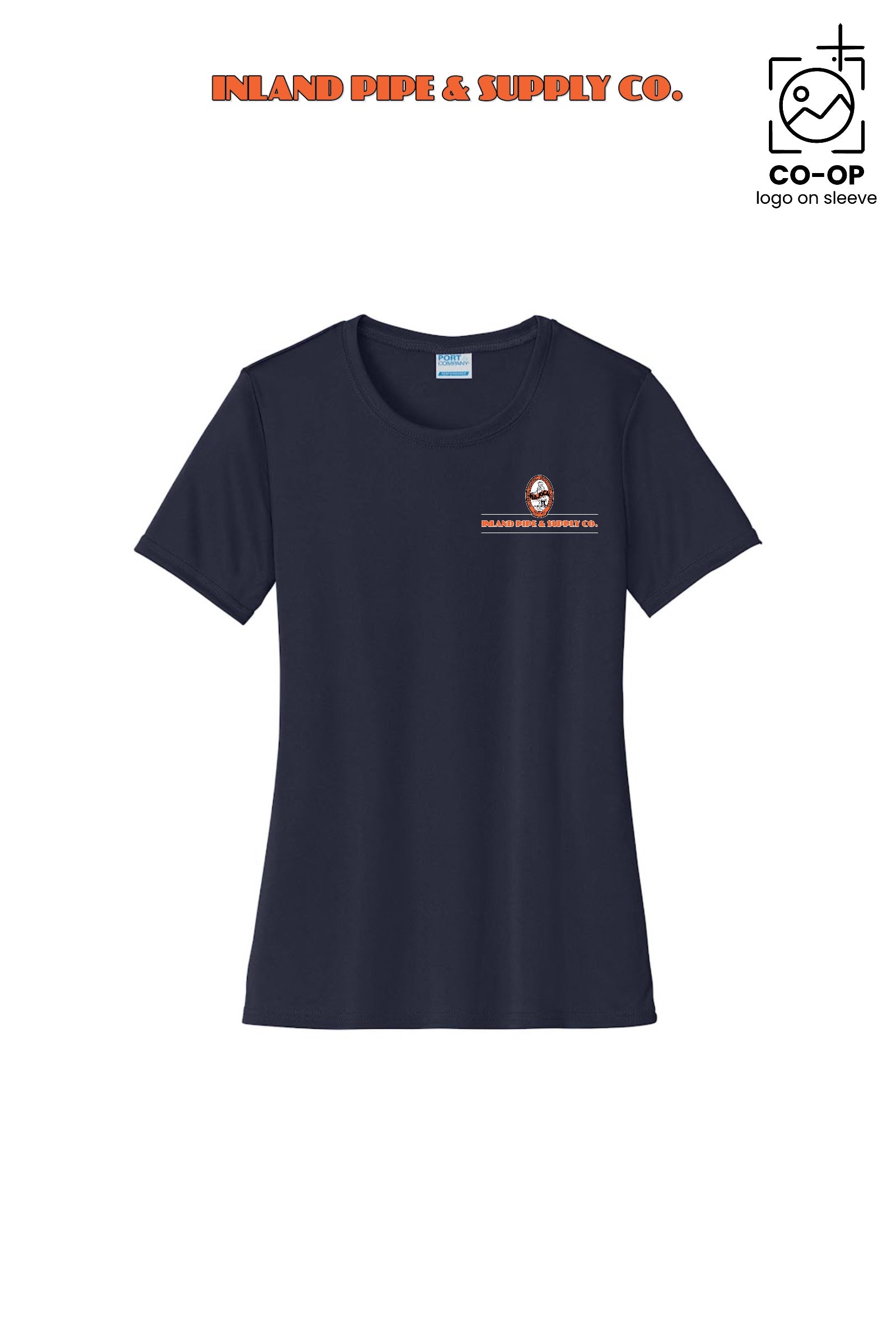 Port & Co™ Womens PerformanceUPF50 Tee - INLAND PIPE AND SUPPLY