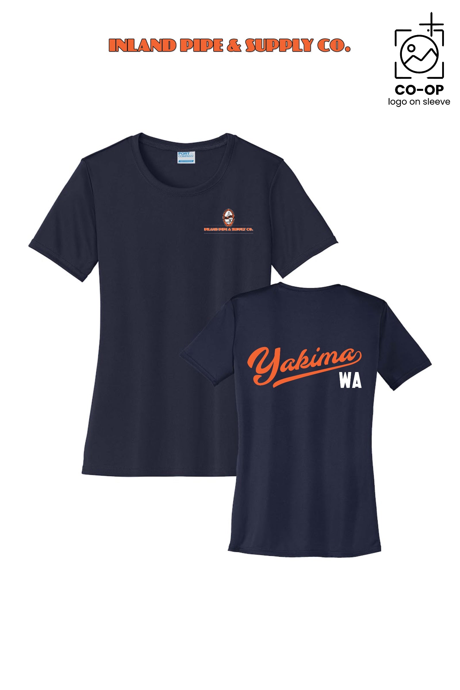 Port & Co™ Womens PerformanceUPF50 Tee - INLAND PIPE AND SUPPLY - YAKIMA