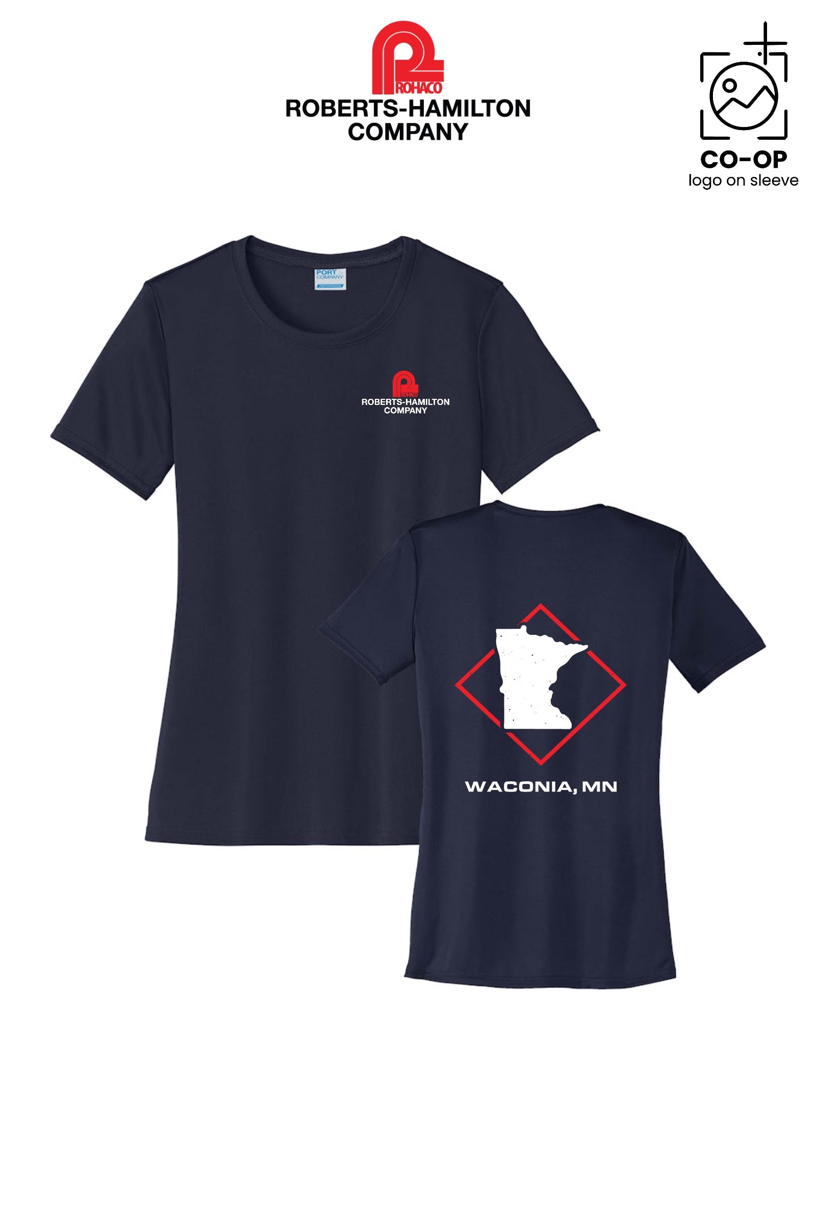 Port & Co™ Womens PerformanceUPF50 Tee - ROBERTS-HAMILTON - WACONIA