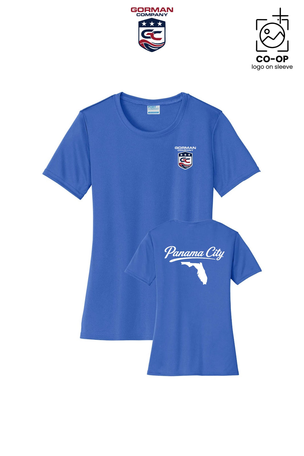 Port & Co™ Womens PerformanceUPF50 Tee - GORMAN CO - PANAMA CITY