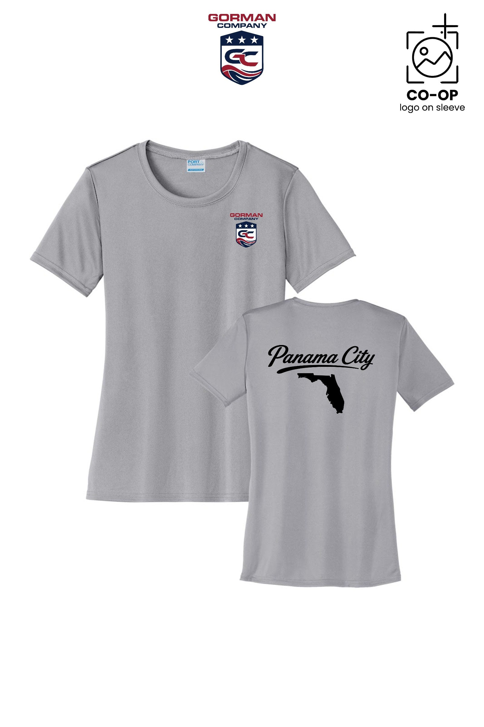 Port & Co™ Womens PerformanceUPF50 Tee - GORMAN CO - PANAMA CITY