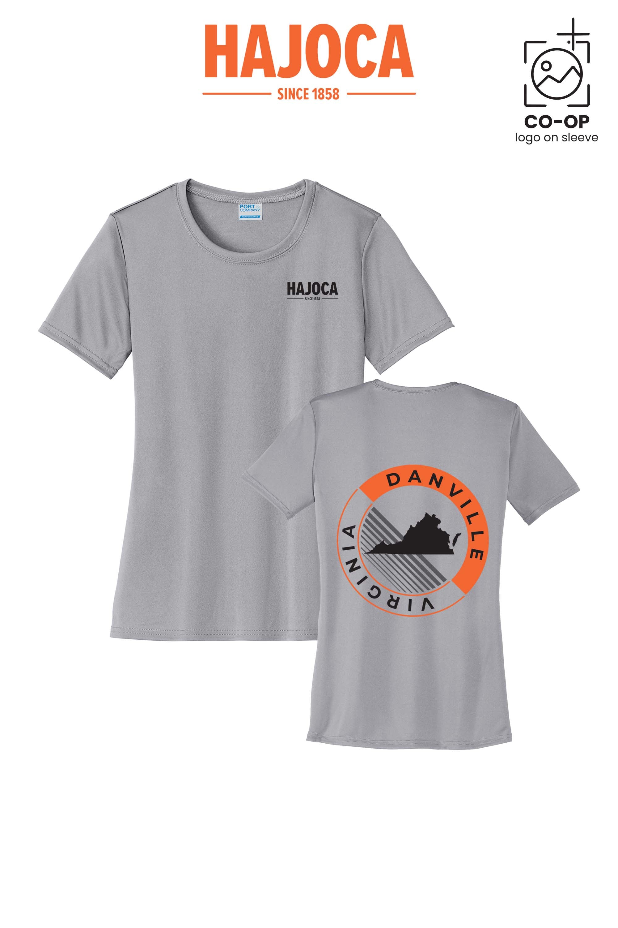 Port & Co™ Womens PerformanceUPF50 Tee - HAJOCA - DANVILLE