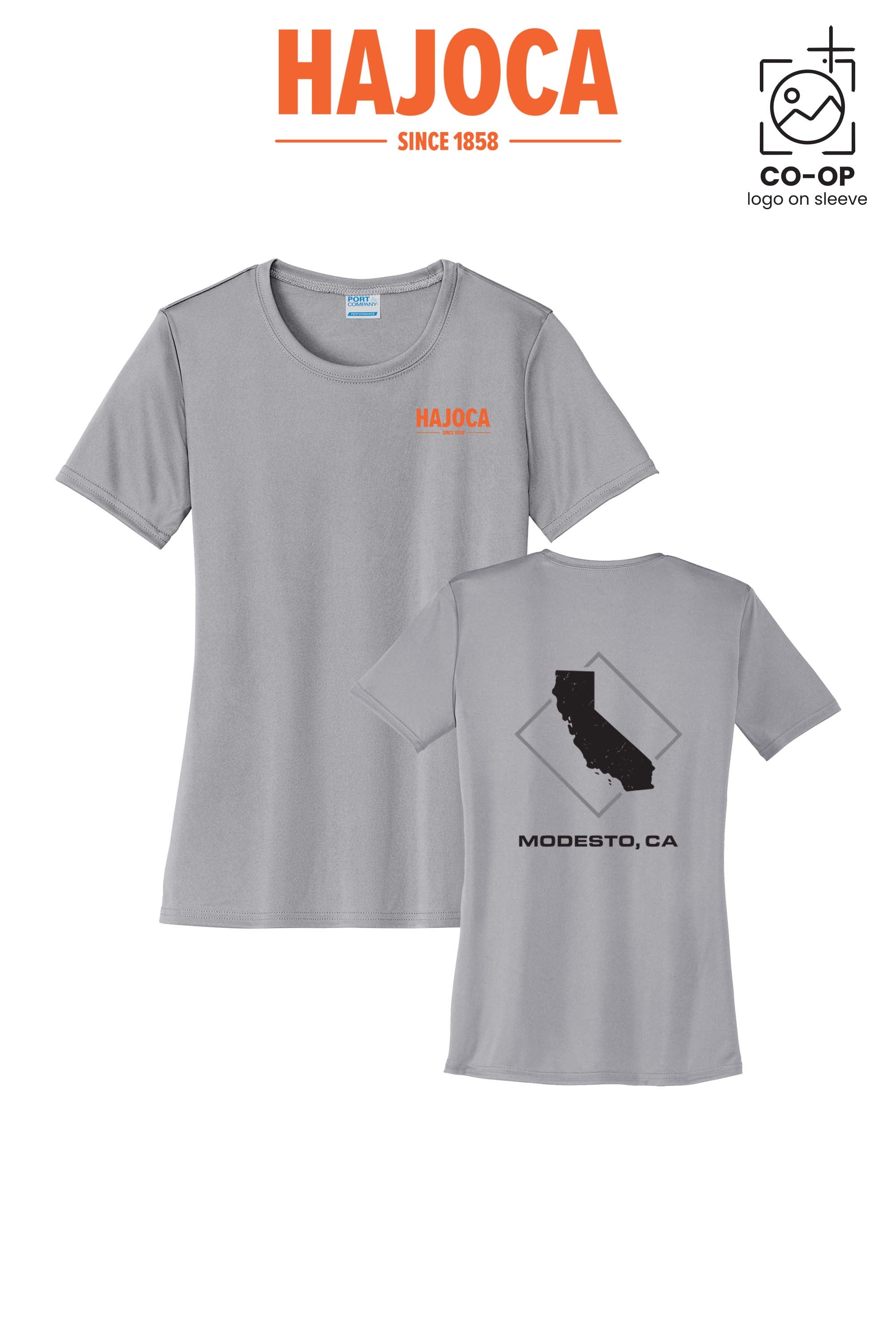 Port & Co™ Womens PerformanceUPF50 Tee - HAJOCA - MODESTO