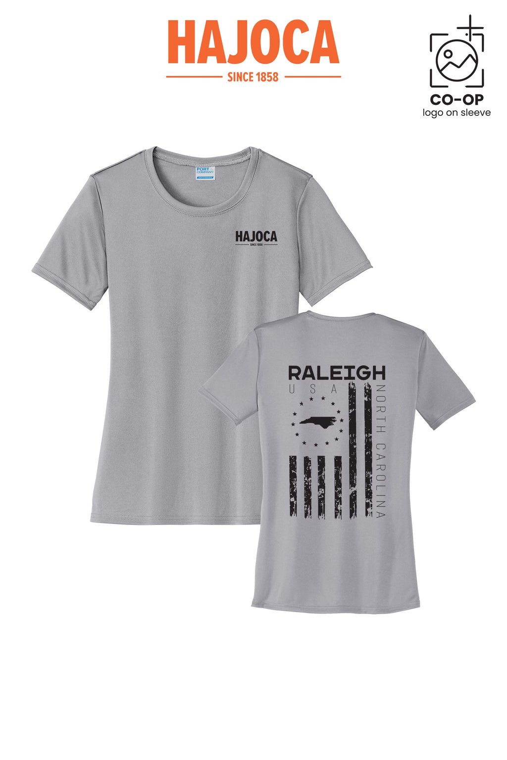 Port & Co™ Womens PerformanceUPF50 Tee - HAJOCA - RALEIGH