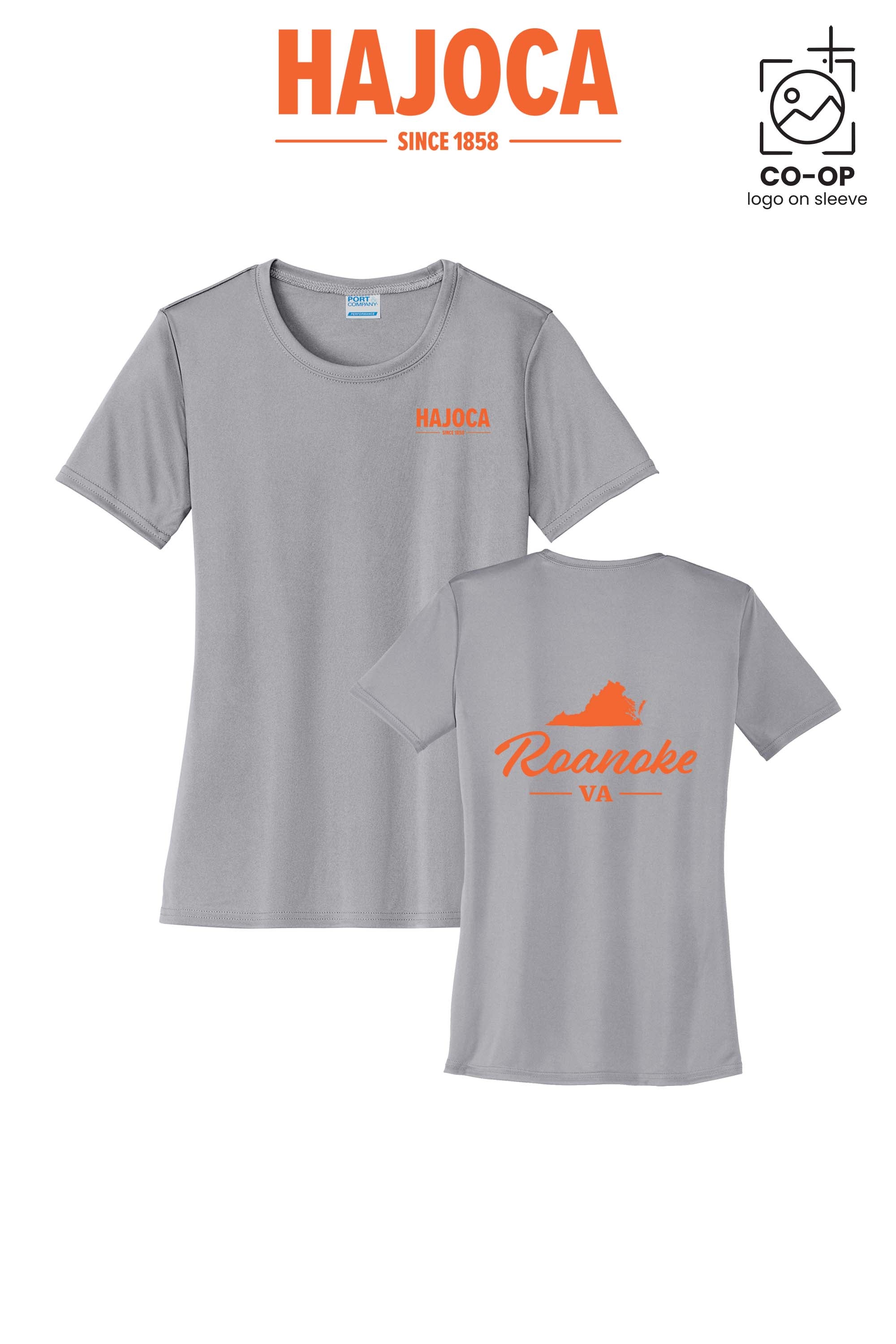 Port & Co™ Womens PerformanceUPF50 Tee - HAJOCA - ROANOKE