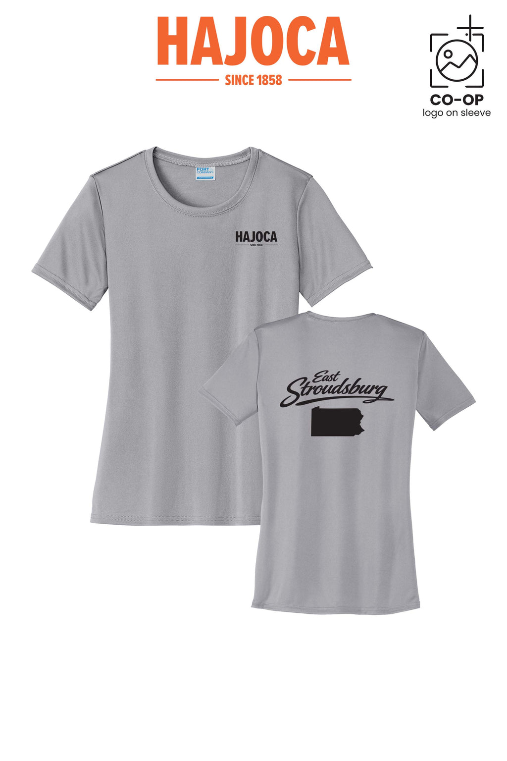 Port & Co™ Womens PerformanceUPF50 Tee - HAJOCA - STROUDSBURG