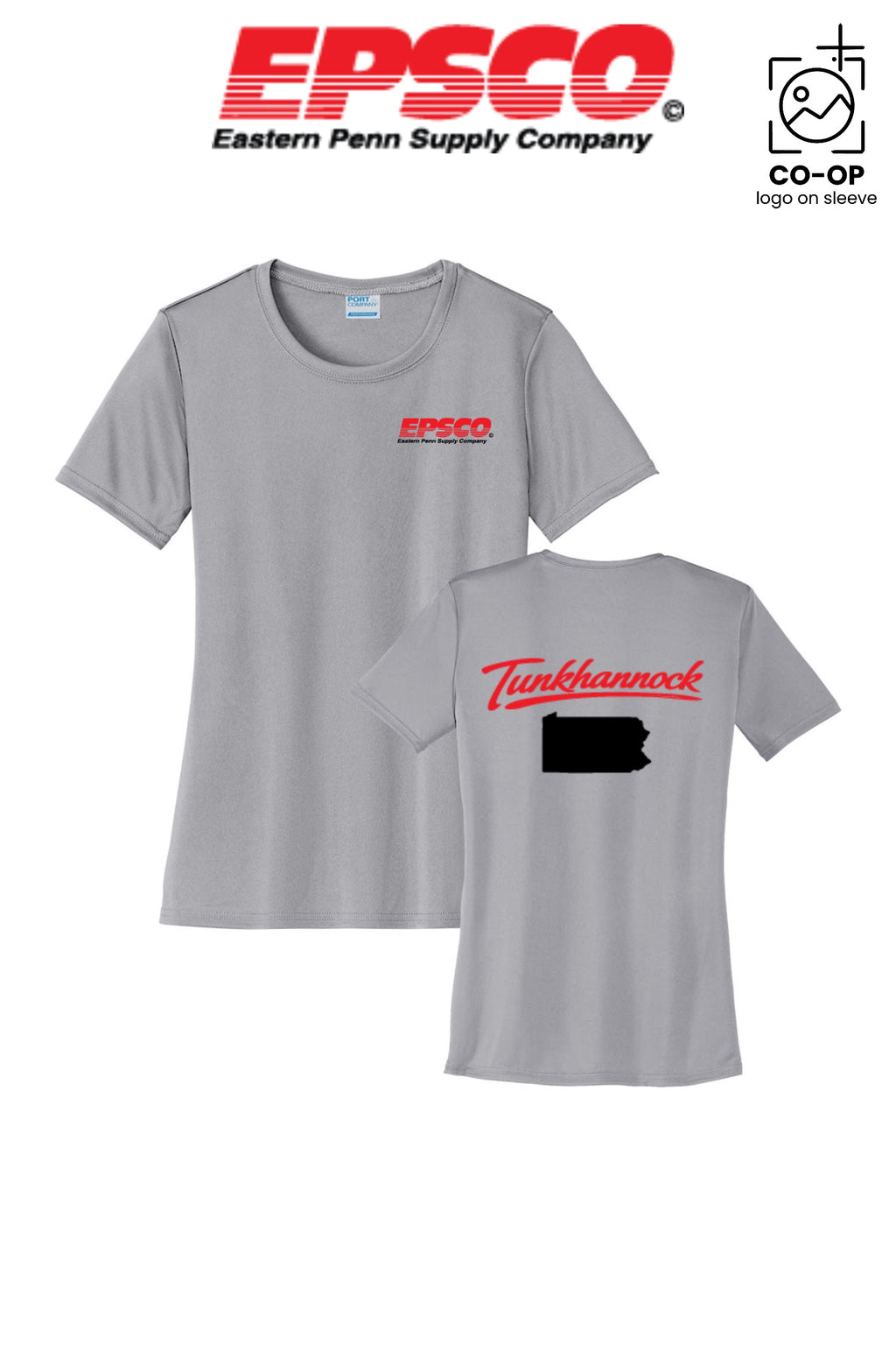 Port & Co™ Womens PerformanceUPF50 Tee - EPSCO - TUNKHANNOCK