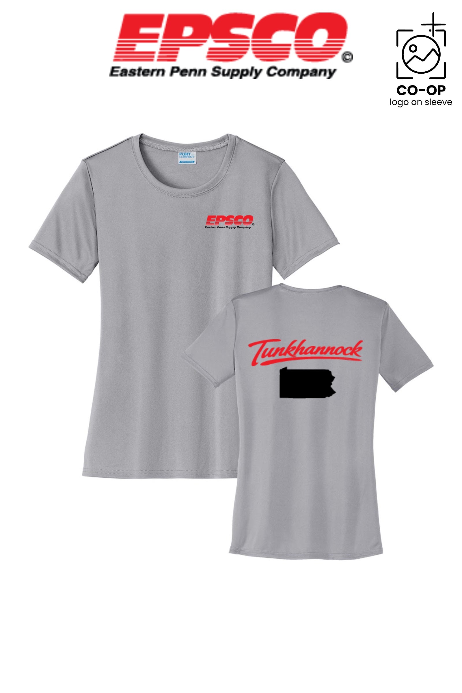 Port & Co™ Womens PerformanceUPF50 Tee - EPSCO - TUNKHANNOCK