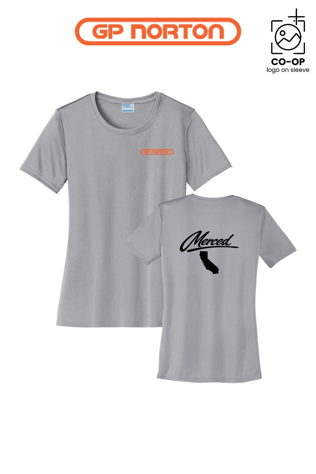 Port & Co™ Womens PerformanceUPF50 Tee - G P NORTON - MERCED