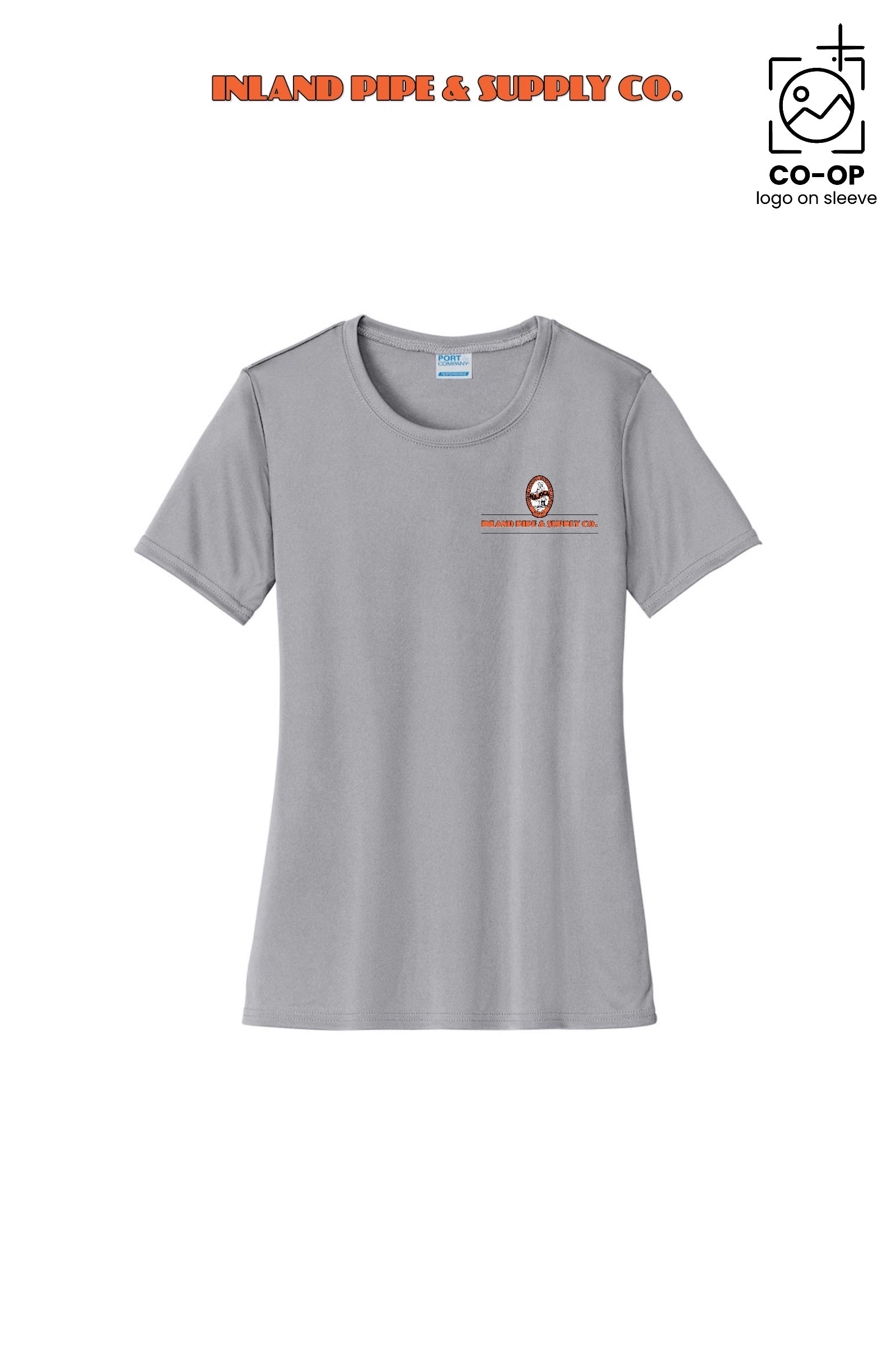 Port & Co™ Womens PerformanceUPF50 Tee - INLAND PIPE AND SUPPLY