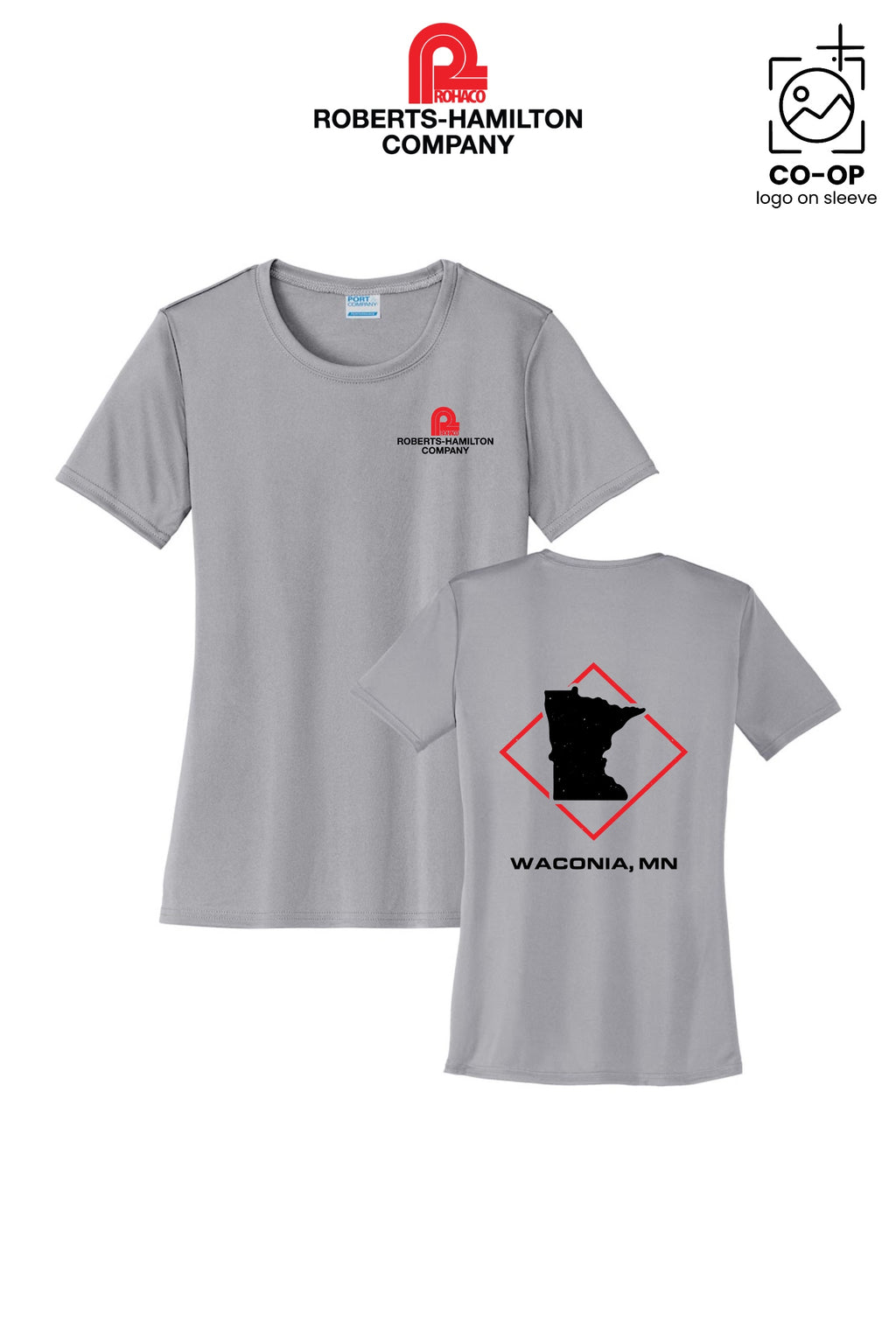 Port & Co™ Womens PerformanceUPF50 Tee - ROBERTS-HAMILTON - WACONIA