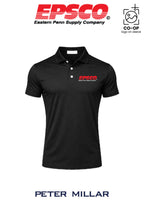 Peter Millar Mens Solid Performance Polo - Self Collar - EPSCO