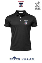 Peter Millar Mens Solid Performance Polo - Self Collar - GORMAN CO - PANAMA CITY