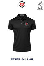 Peter Millar Mens Solid Performance Polo - Self Collar - HEIECK SUPPLY