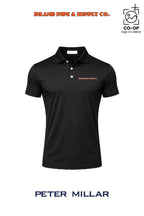 Peter Millar Mens Solid Performance Polo - Self Collar - INLAND PIPE AND SUPPLY