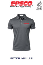 Peter Millar Mens Solid Performance Polo - Self Collar - EPSCO