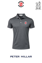Peter Millar Mens Solid Performance Polo - Self Collar - HEIECK SUPPLY