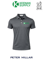Peter Millar Mens Solid Performance Polo - Self Collar - KEENAN SUPPLY