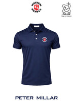 Peter Millar Mens Solid Performance Polo - Self Collar - HEIECK SUPPLY