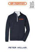 Peter Millar Mens Perth Performance Quarter-Zip - G P NORTON