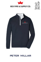 Peter Millar Mens Perth Performance Quarter-Zip - REX PIPE AND SUPPLY